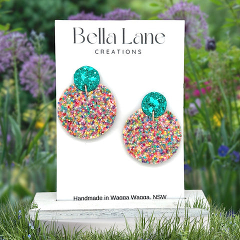 Sprinkle Candy Luna Earrings