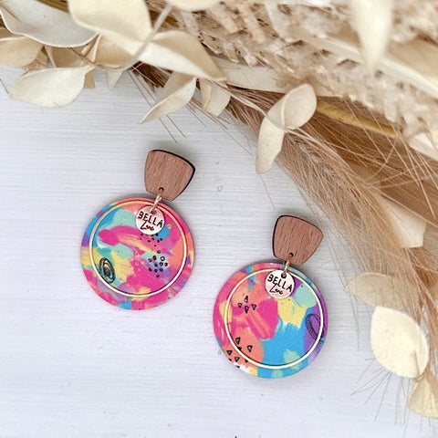 Splash Of Colour Luna Earrings