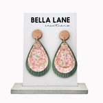 Sage +Liberty Teardrop Earrings