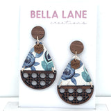 Spring Bloom Timber Cutout Earrings