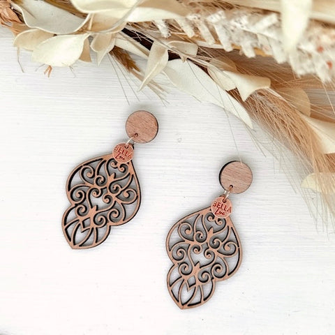 Timber Lace Drop Earrings