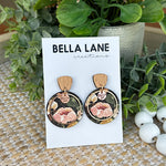 Midnight Coral Luna Earrings