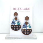 Spring Bloom Timber Cutout Earrings