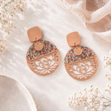 Confetti Bloom Lotus Earrings