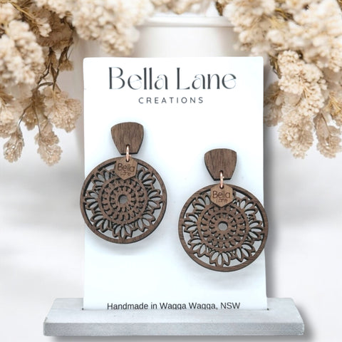 Timber Mandela Luna Earrings