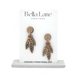 Timber Leaf Earrings