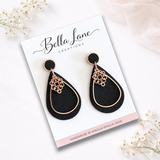 Midnight Fleur Statement Earrings