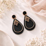 Midnight Fleur Statement Earrings