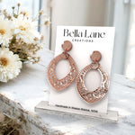 Rose Gold Bohemian Earrings