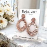 Rose Gold Bohemian Earrings