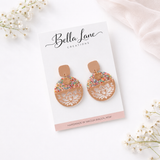 Confetti Bloom Lotus Earrings