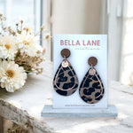 Leopard Delight Teardrop Earrings