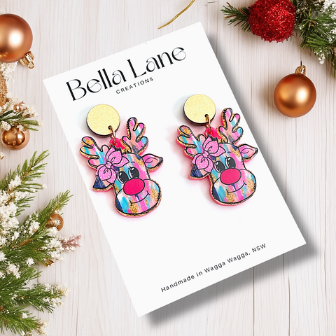 Rudolf Christmas  Dangles