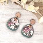Sage + Cottage Garden Baby Earrings