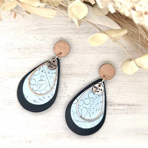 YouBella Jewellery Celebrity Inspired Drop Earrings for Girls and Women ( Blue) (YBEAR_33348)