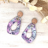 Purple Delight Organic Earrings