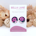 Bianca Bloom Rose Gold Stud Earrings
