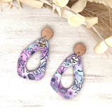 Purple Delight Organic Earrings