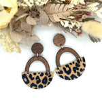 Trixie Leopard  Bella Earrings